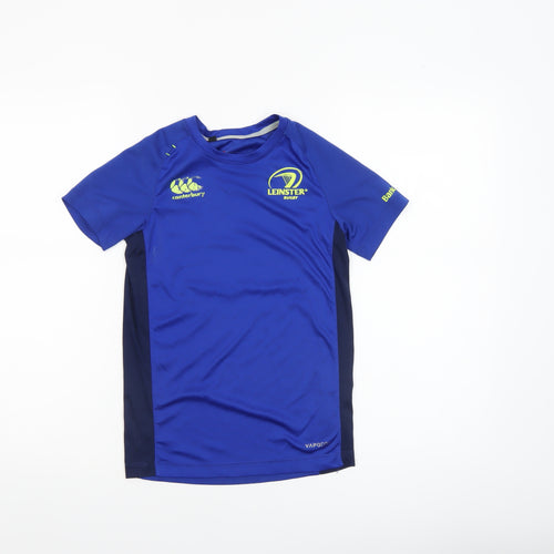 Canterbury Boys Blue Leinster Rugby Vapodri Athletic T-Shirt 10 Years