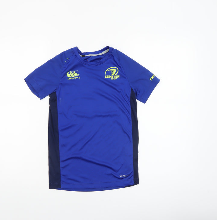 Canterbury Boys Blue Leinster Rugby Vapodri Athletic T-Shirt 10 Years
