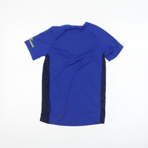 Canterbury Boys Blue Leinster Rugby Vapodri Athletic T-Shirt 10 Years