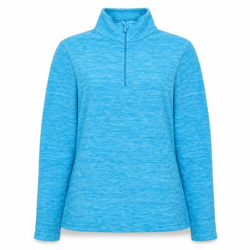 Mountain Warehouse Women’s Blue 1/2 Zip Fleece Sweatshirt Size 10