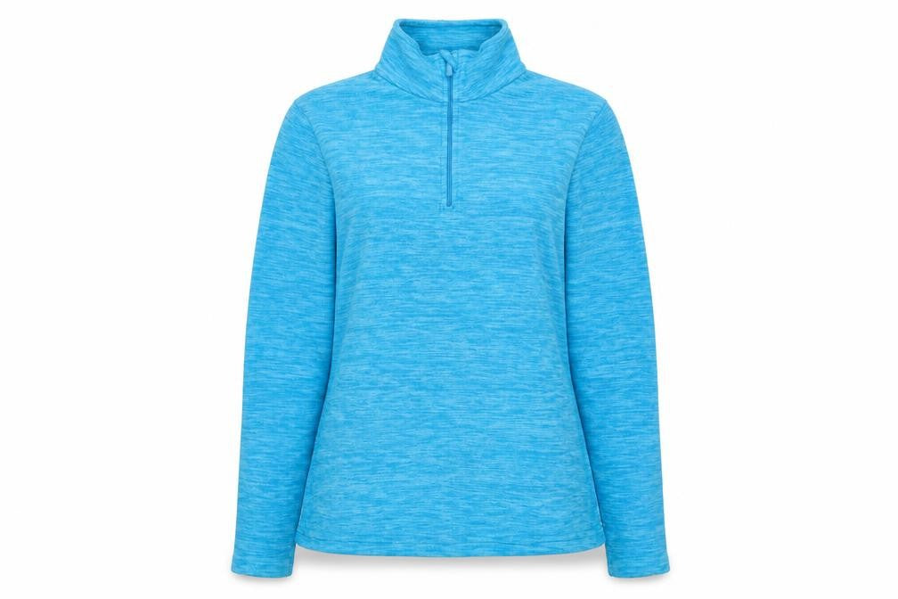 Mountain Warehouse Women’s Blue 1/2 Zip Fleece Sweatshirt Size 10