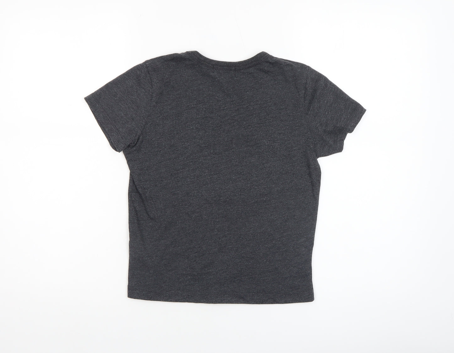 Brave Soul Women's Grey XS College Print Short Sleeve T-Shirt