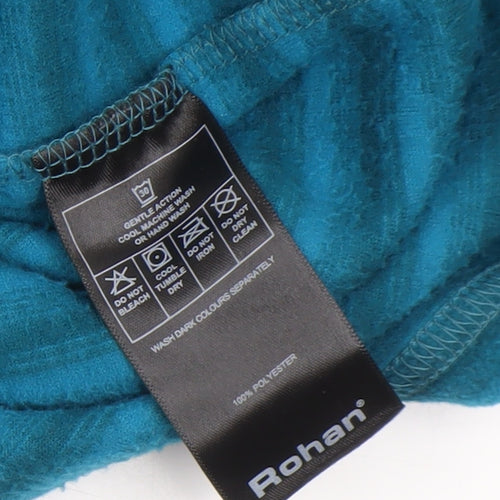 Rohan Men's Blue Striped XL Long Sleeve Polyester Casual Top