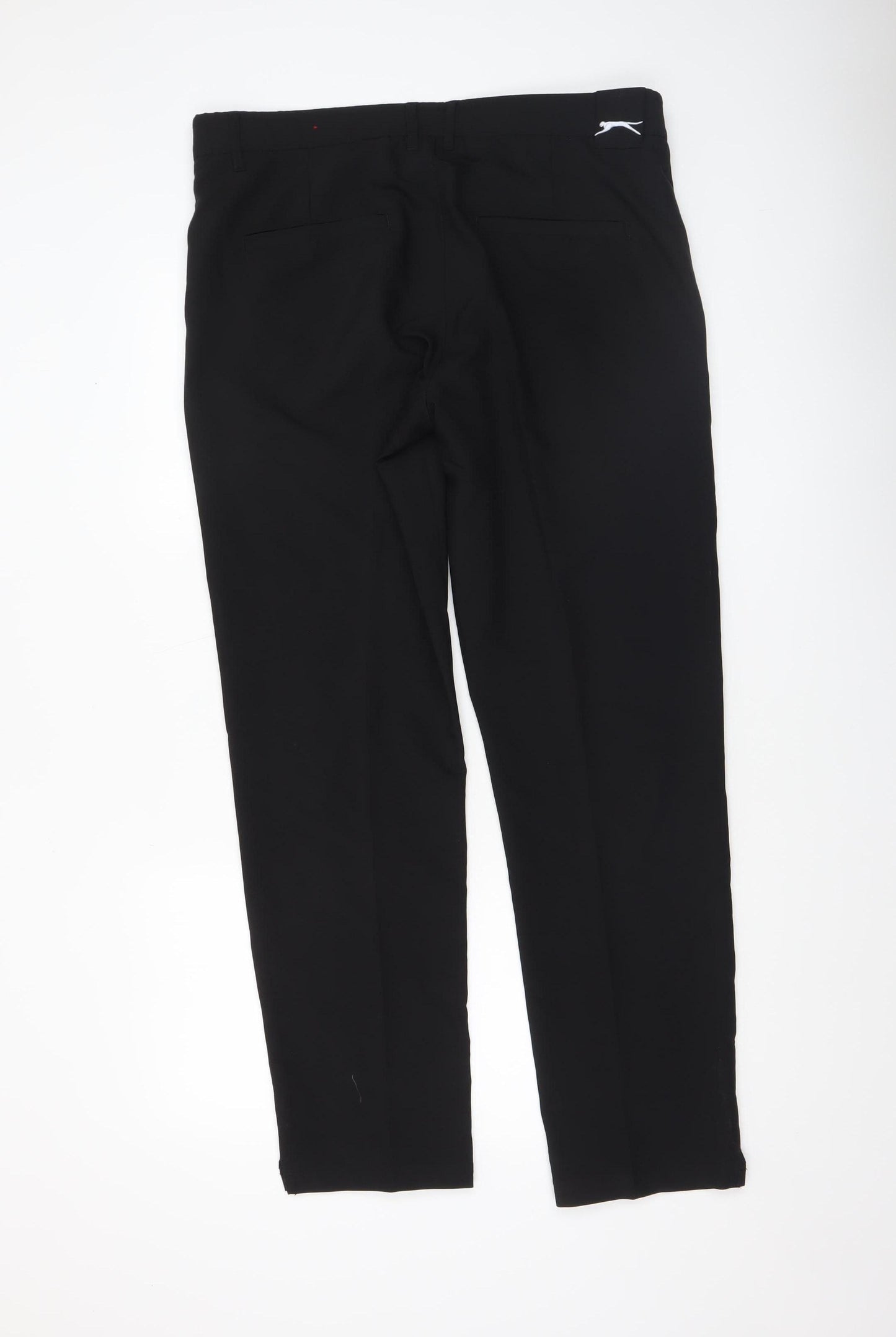 Slazenger Men's Black Regular Fit Stretch Trousers 36W 31L