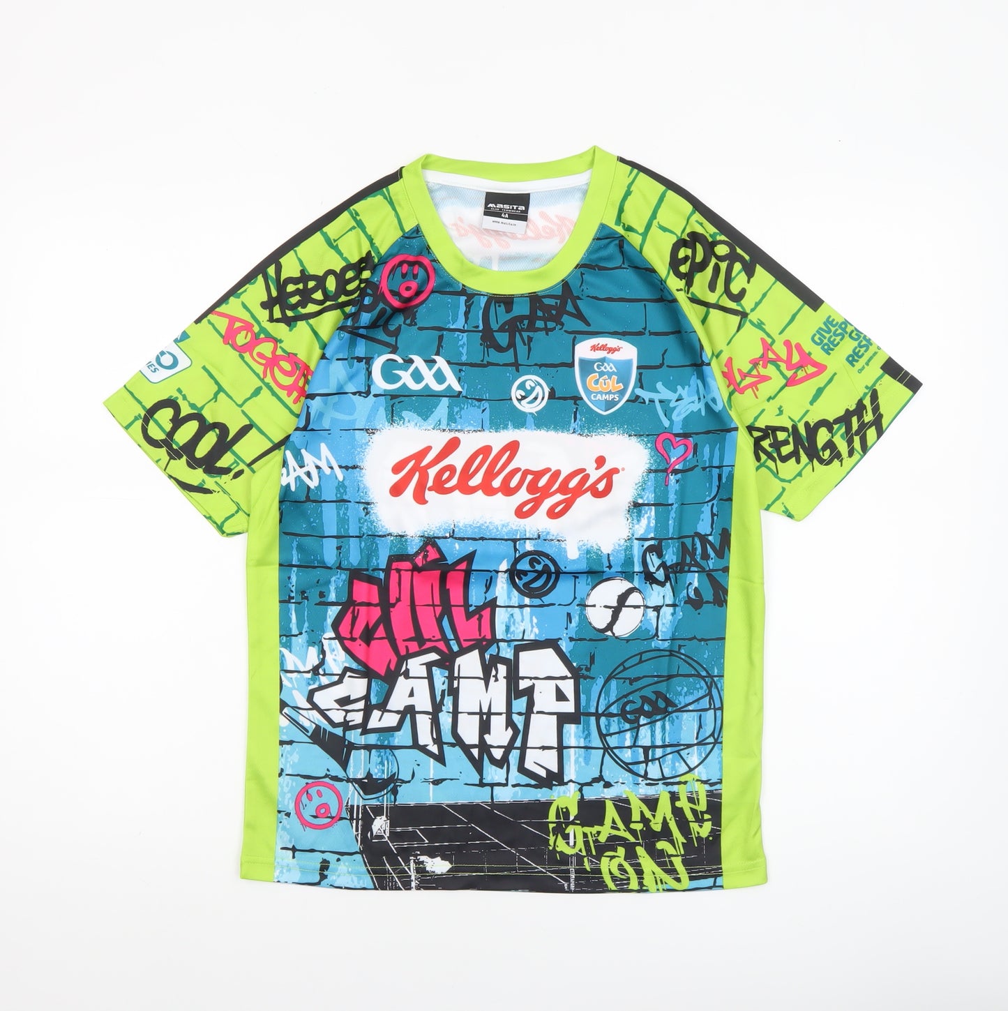 Masita Boys Multicoloured Graphic Kellogg’s GAA Camp T-Shirt 4 Years