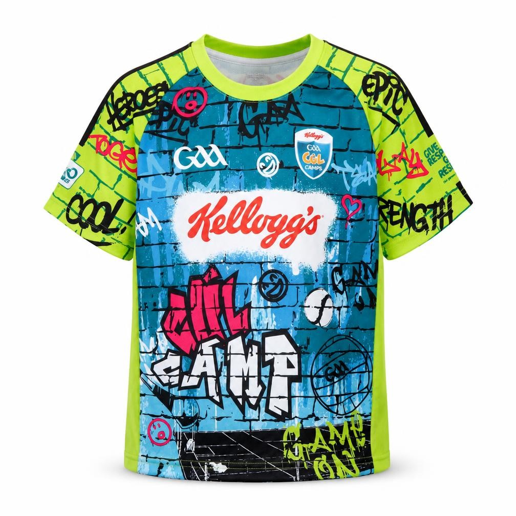 Masita Boys Multicoloured Graphic Kellogg’s GAA Camp T-Shirt 4 Years