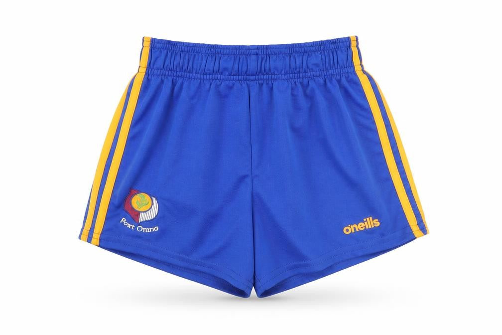 O’Neills Boys Blue Athletic Shorts 24in Elastic Waist Running Gym Wear