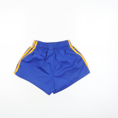 O’Neills Boys Blue Athletic Shorts 24in Elastic Waist Running Gym Wear