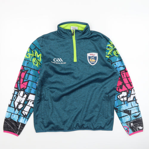 Masita Boys Blue 4 Years GAA Cúl Camps 1/4 Zip Sports Sweatshirt