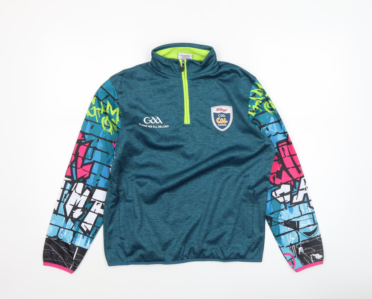 Masita Boys Blue 4 Years GAA Cúl Camps 1/4 Zip Sports Sweatshirt