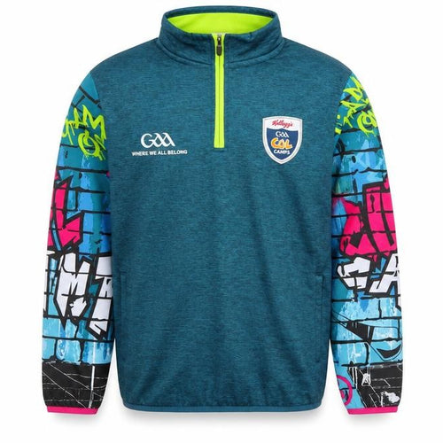 Masita Boys Blue 4 Years GAA Cúl Camps 1/4 Zip Sports Sweatshirt