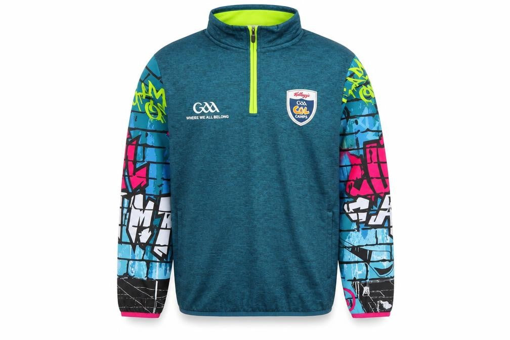 Masita Boys Blue 4 Years GAA Cúl Camps 1/4 Zip Sports Sweatshirt