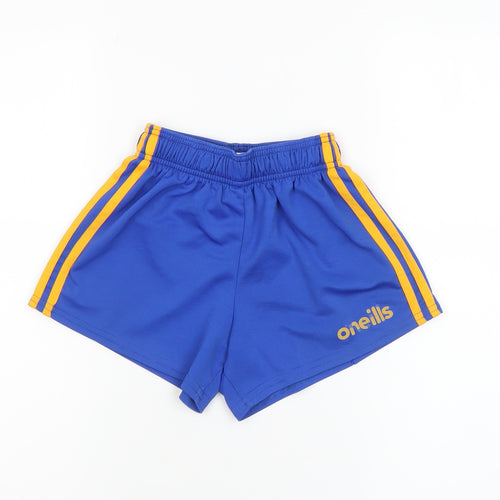 O'Neills Boys Blue Athletic Shorts 24in Elastic Waist Polyester
