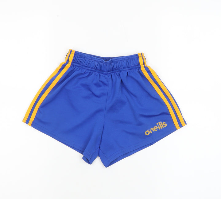 O'Neills Boys Blue Athletic Shorts 24in Elastic Waist Polyester