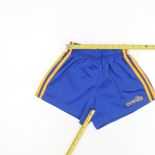 O'Neills Boys Blue Athletic Shorts 24in Elastic Waist Polyester