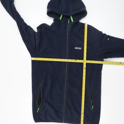 Regatta Men's Blue Full Zip Fleece Hoodie Size S Outdoor Jacket