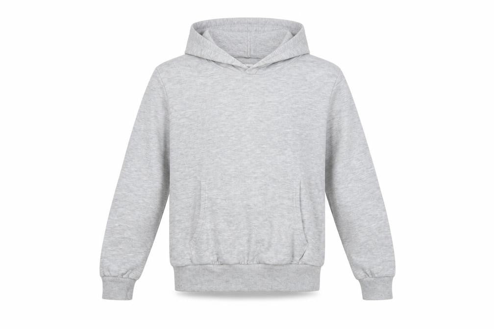 Marks and Spencer Boys Grey Marl Pullover Hoodie Age 11-12 Years Cotton Blend