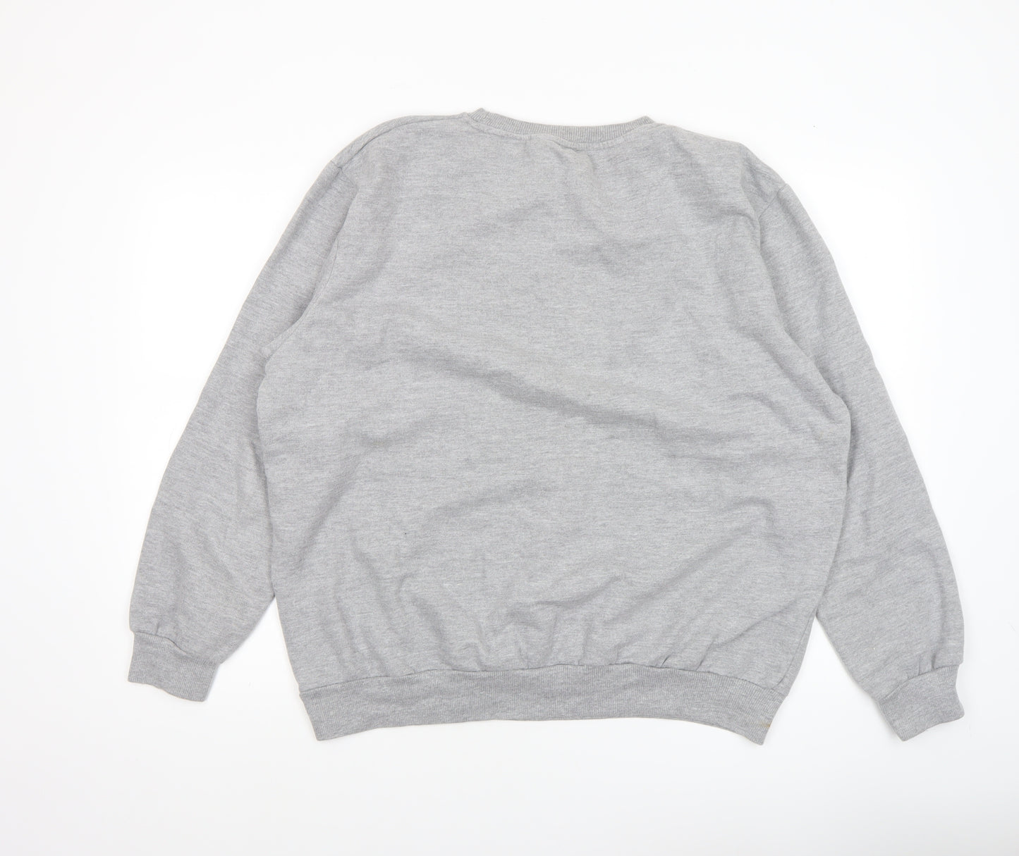 Disney Men’s Grey Mickey Mouse XL Crew Neck Sweatshirt
