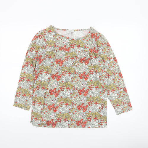 Laura Ashley Women’s Multicoloured Floral Cotton Tunic Blouse UK 10