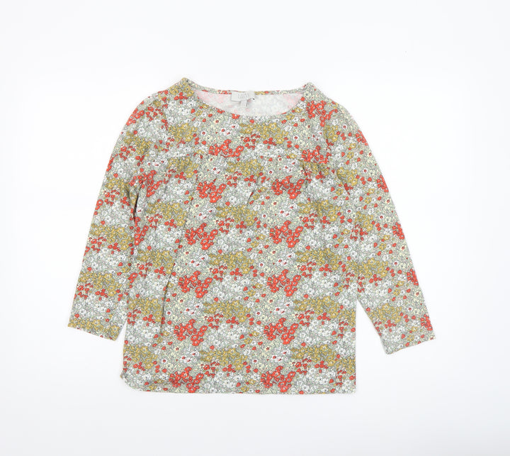 Laura Ashley Women’s Multicoloured Floral Cotton Tunic Blouse UK 10
