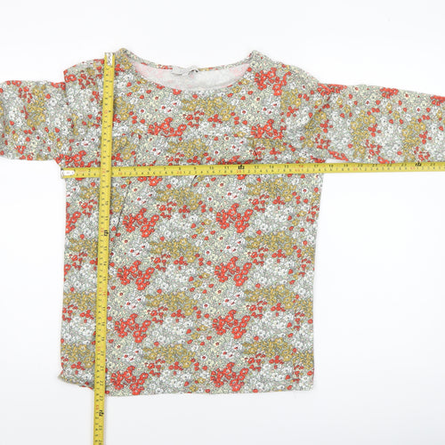 Laura Ashley Women’s Multicoloured Floral Cotton Tunic Blouse UK 10