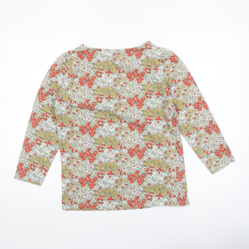 Laura Ashley Women’s Multicoloured Floral Cotton Tunic Blouse UK 10