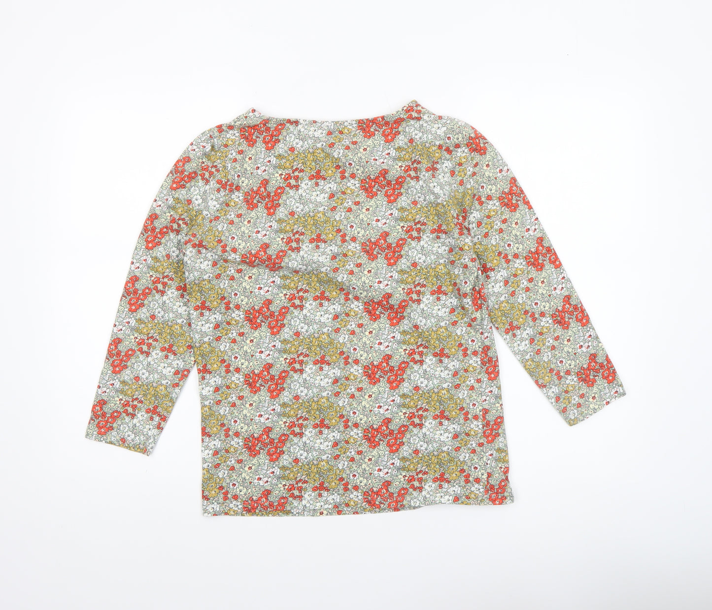Laura Ashley Women’s Multicoloured Floral Cotton Tunic Blouse UK 10