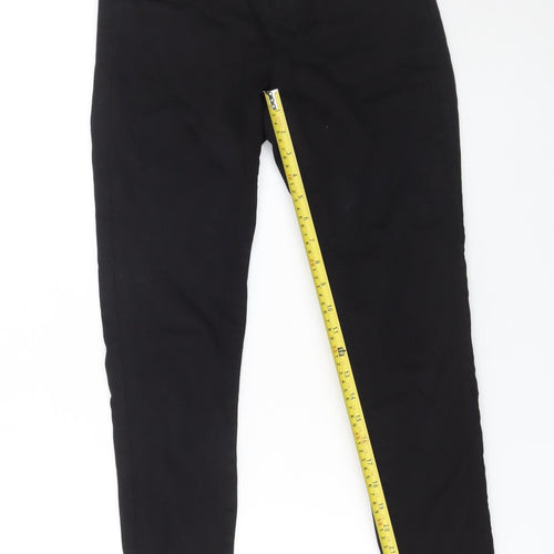 Toxik3 Women's Black Skinny Jeans M/12 Cotton Blend Stretch