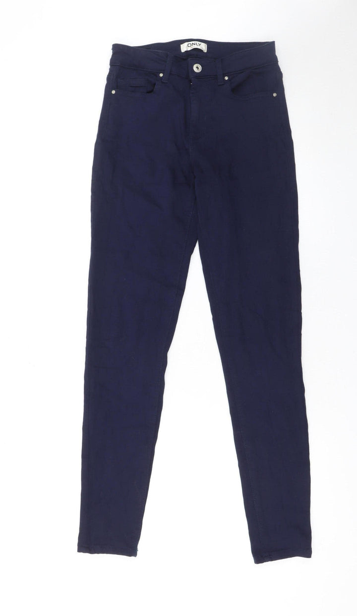 ONLY Women's Blue Skinny Stretch Jeans Size S