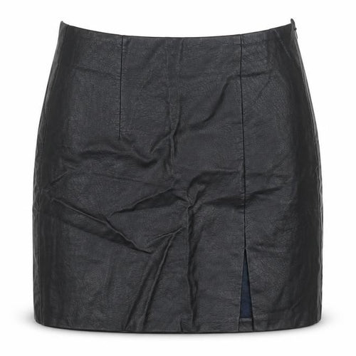 Stradivarius Women's Black Faux Leather Pencil Skirt Size 6