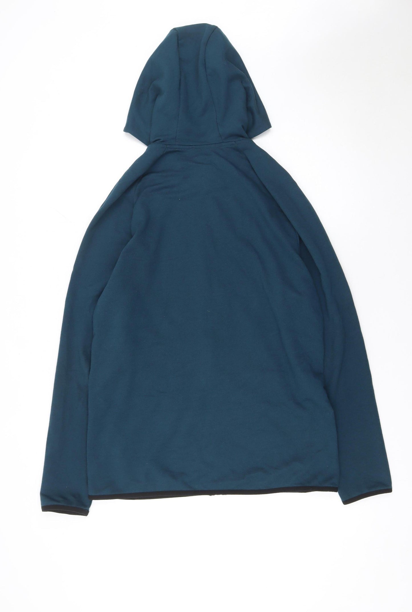 Marks and Spencer Men's Blue Full Zip Hoodie M Fleece Lightweight