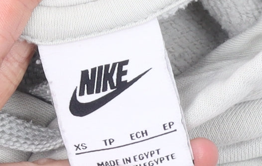Nike Men's Beige Pullover Hoodie XS Fleece Sportswear