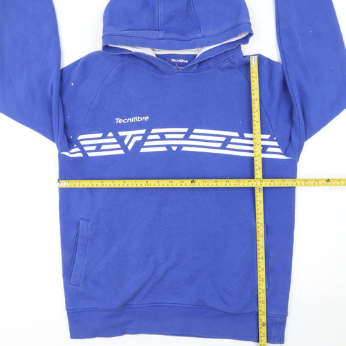 Tecnifibre Men's Blue Pullover Fleece Hoodie Size L Sportswear