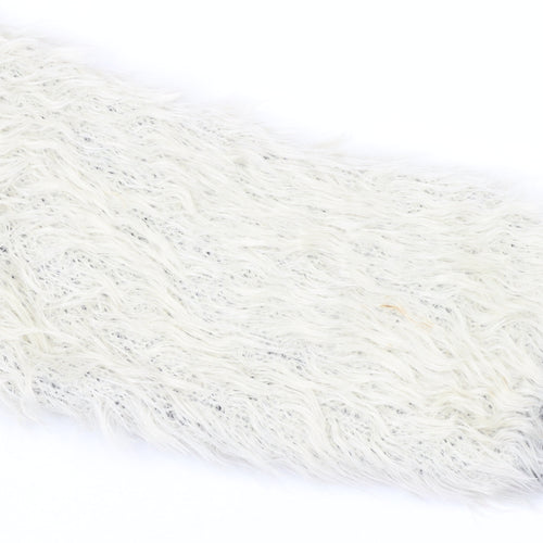 Inspire Collection Women’s Ivory Panda Fuzzy Knit Jumper L/XL Pullover