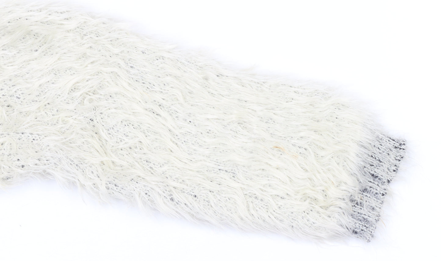 Inspire Collection Women’s Ivory Panda Fuzzy Knit Jumper L/XL Pullover