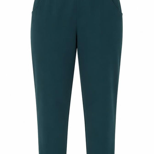 Bershka Women Green Jogger Trousers M Tapered Fit Elastic Waist