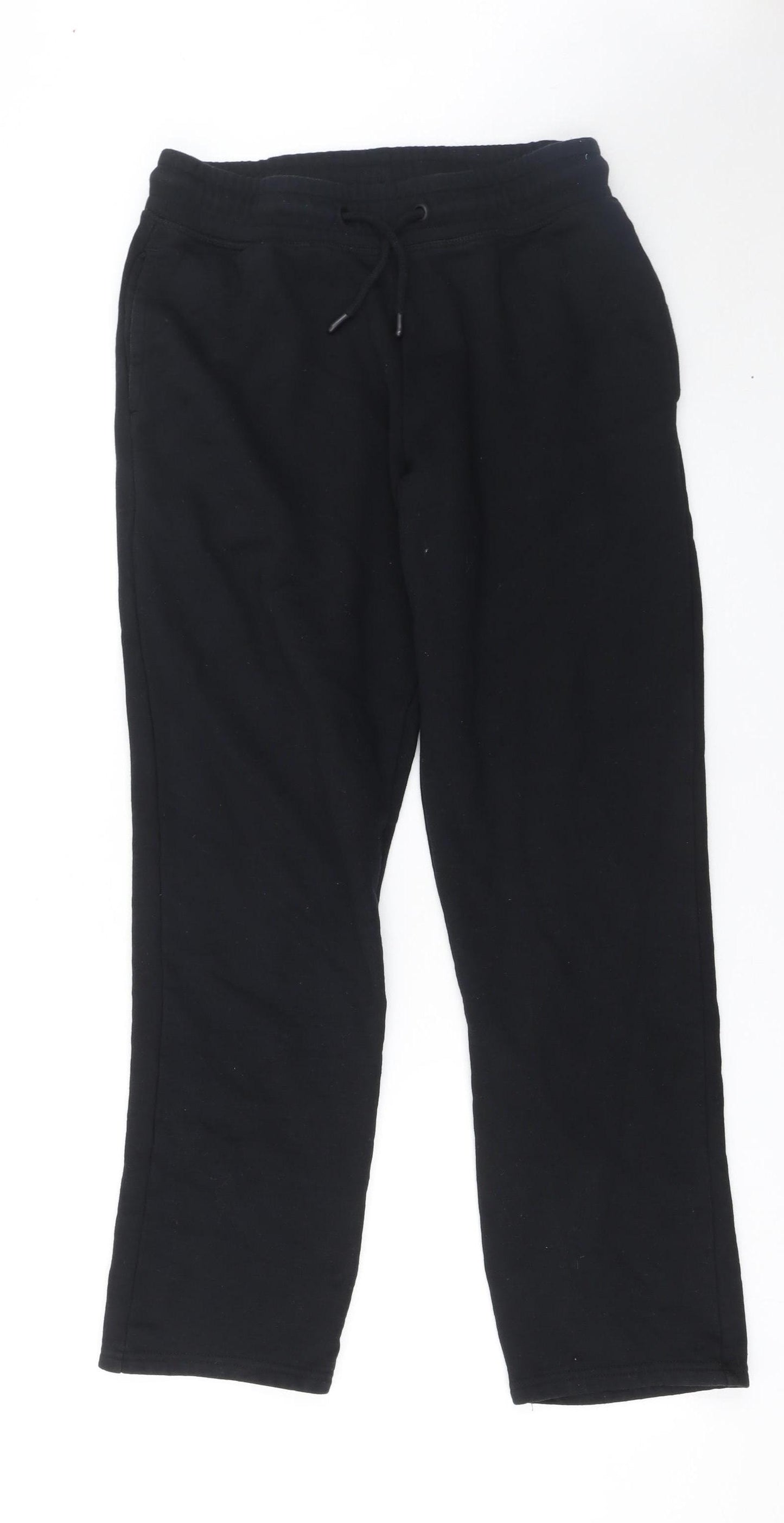 Dunnes Stores Womens Black Fleece Sweatpants Size S Regular Fit