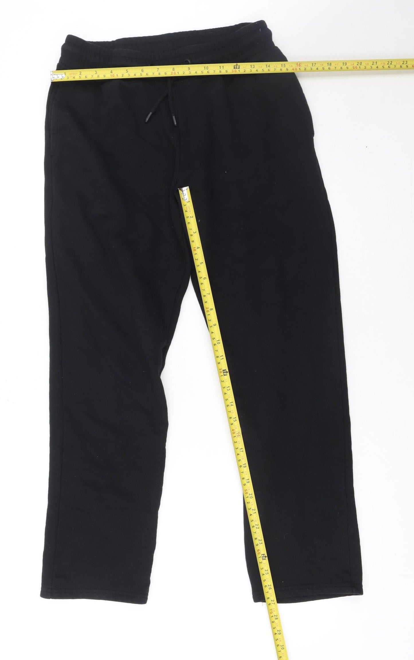 Dunnes Stores Womens Black Fleece Sweatpants Size S Regular Fit