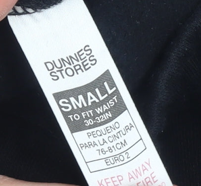 Dunnes Stores Womens Black Fleece Sweatpants Size S Regular Fit