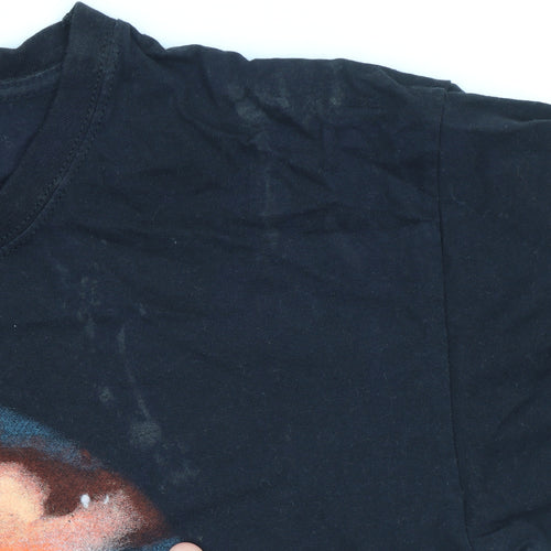 Fruit of the Loom Men’s Black The Script Band Tour Graphic T-Shirt Size M