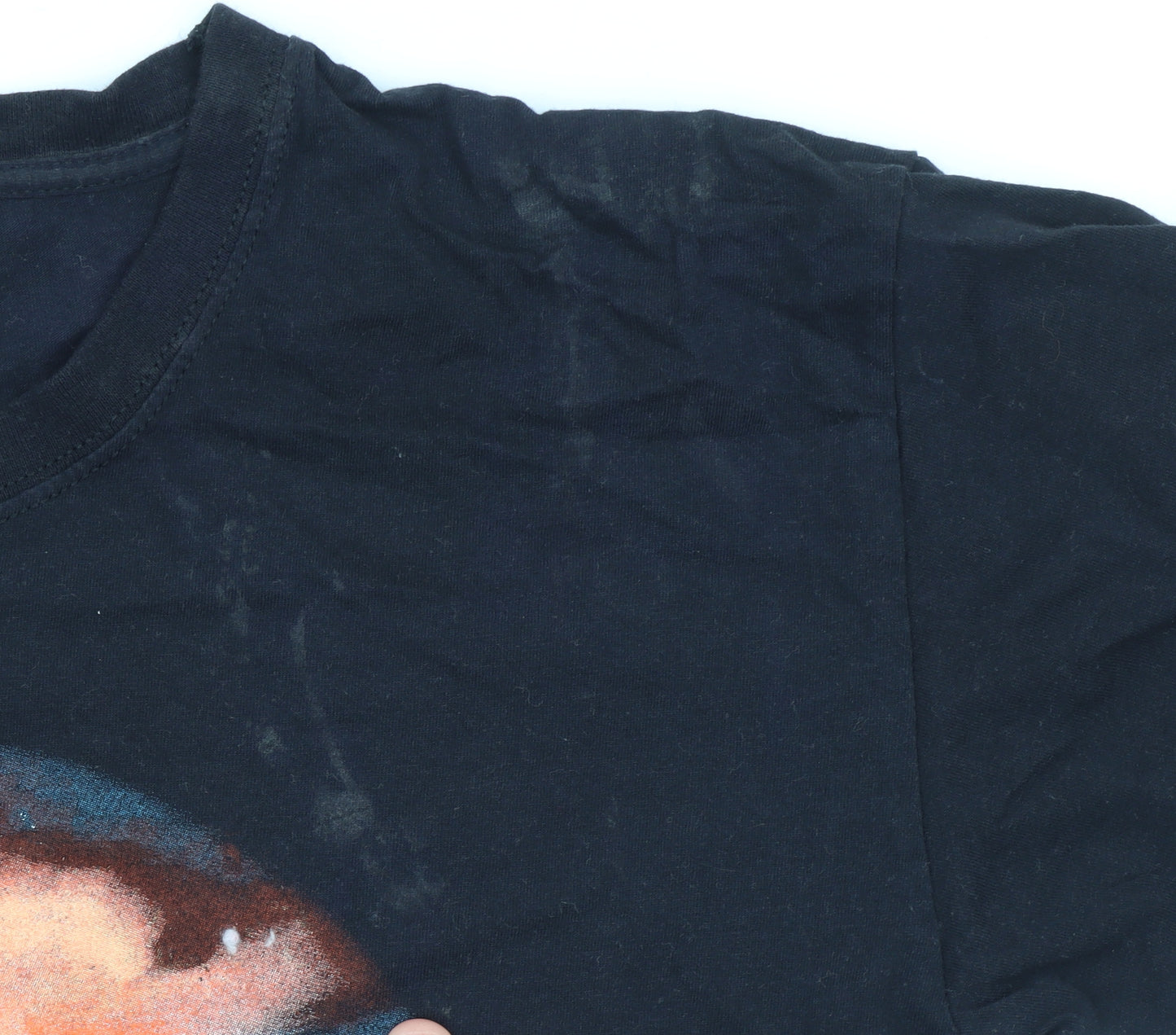 Fruit of the Loom Men’s Black The Script Band Tour Graphic T-Shirt Size M