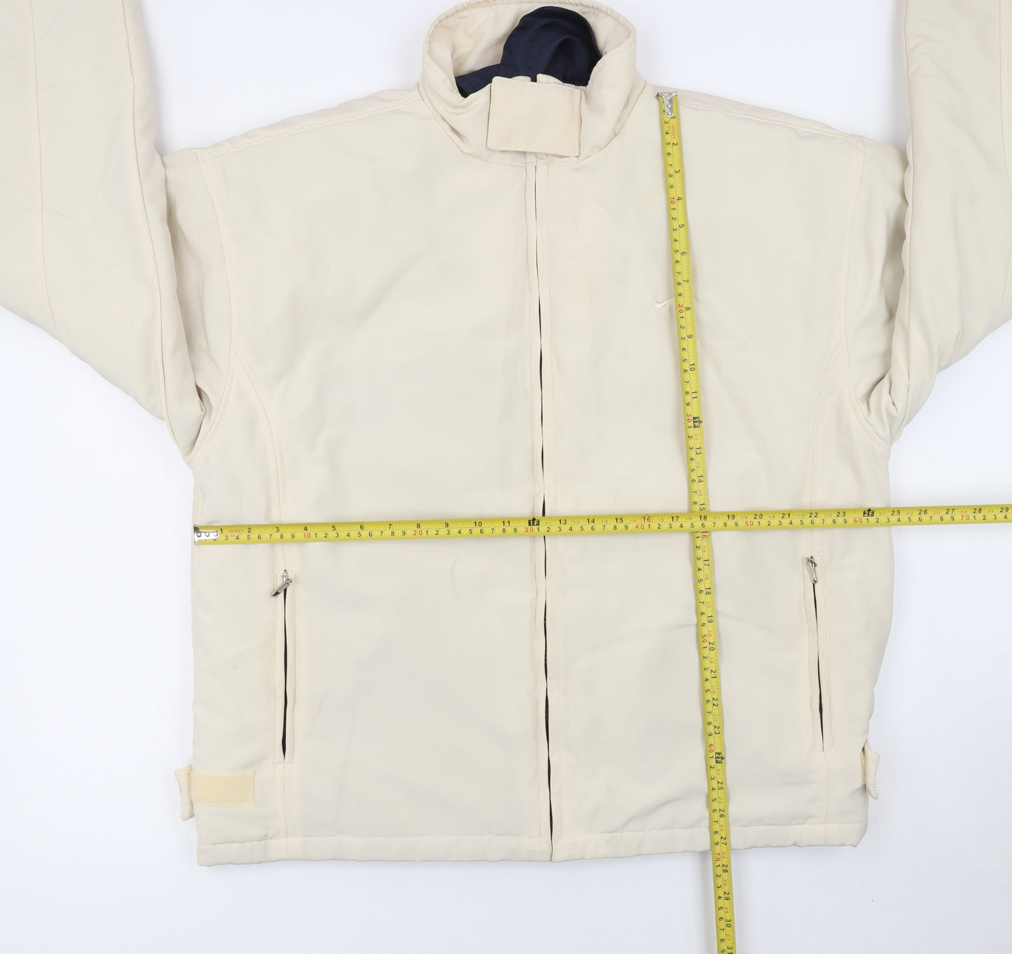 Roberto Sonelli Men's Beige XL Full Zip Lined Casual Jacket