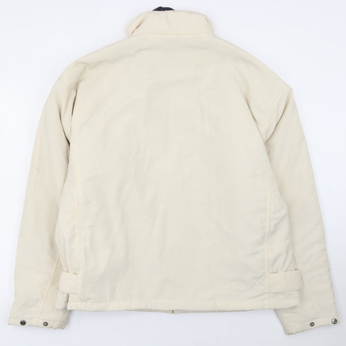 Roberto Sonelli Men's Beige XL Full Zip Lined Casual Jacket