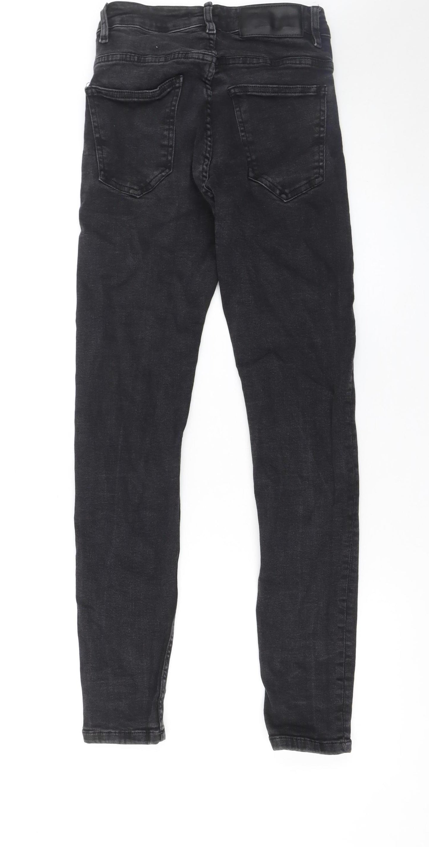 Zara Women Black Skinny High Rise Jeans Size 8