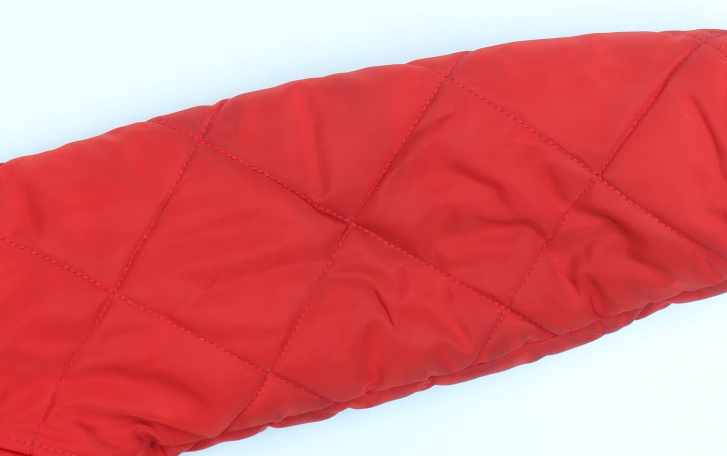 River Island Girls Red Quilted Hooded Puffer Jacket 7-8 Years