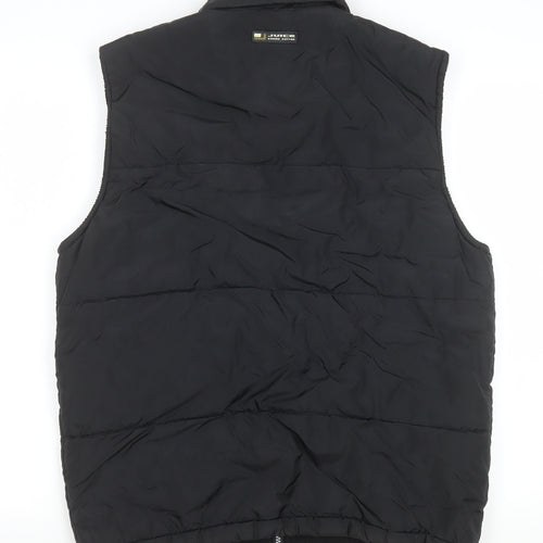 Juice Mens Black L Polyester Full Zip Bodywarmer Waistcoat