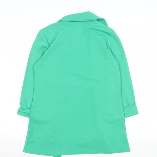 Quiz Women's Green Blazer UK 10 Single-Breasted Notch Lapel Jacket
