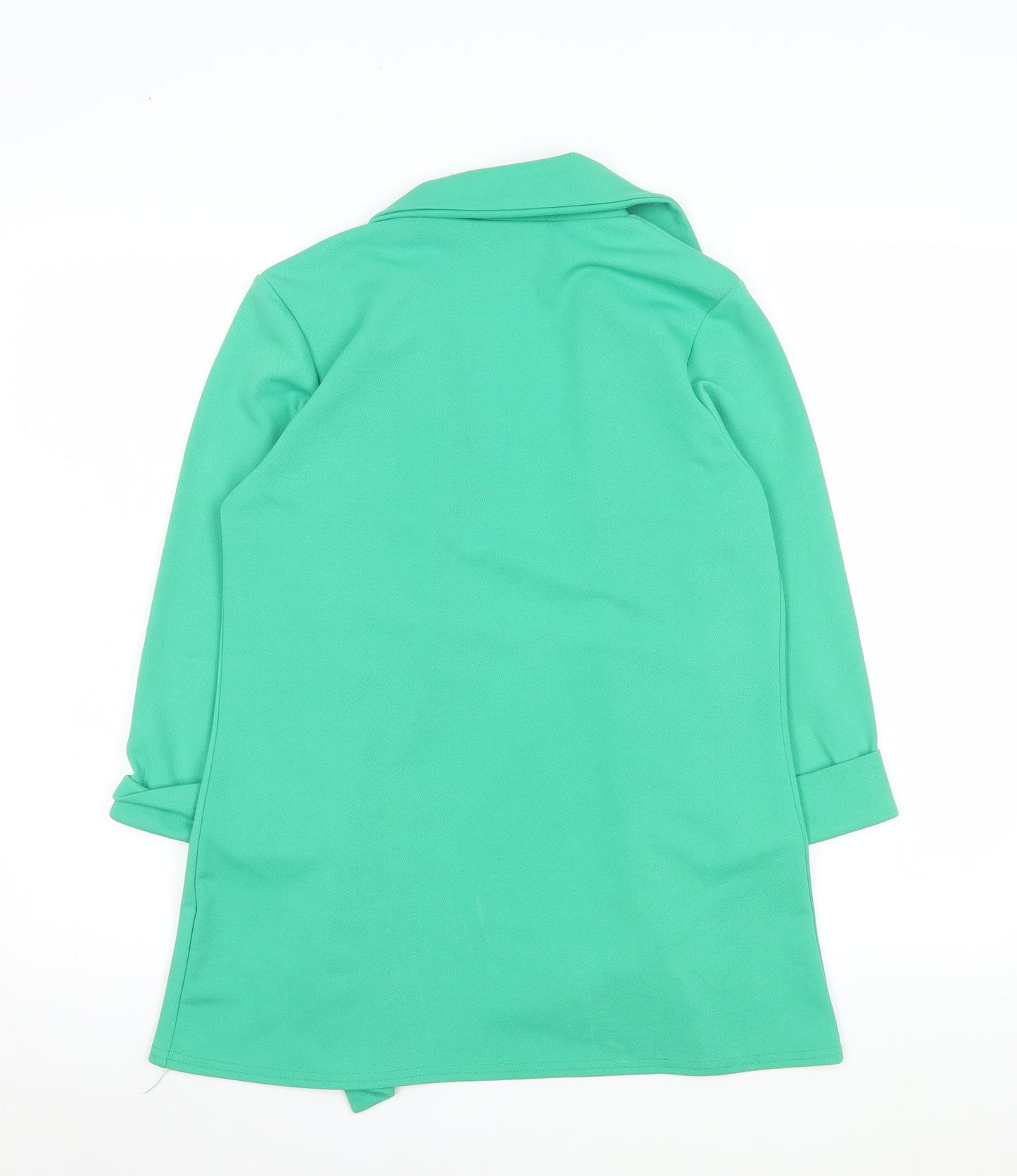 Quiz Women's Green Blazer UK 10 Single-Breasted Notch Lapel Jacket