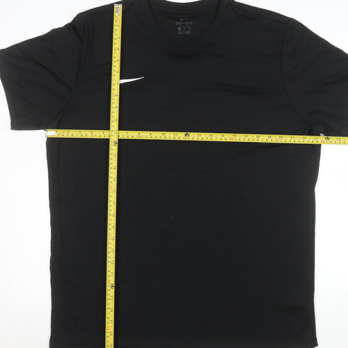 Nike Men's Black Dri-Fit Short Sleeve Athletic T-Shirt 2XL