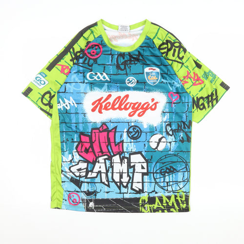 Masita Men's Multicoloured XS Kellogg’s Cool Camp Graphic Sports T-Shirt